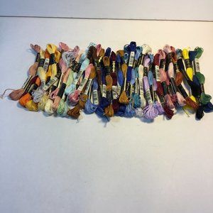 50 DMC Embroidery Floss Lot of 50 Different Colors NO Duplicates